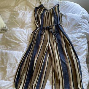 Striped Boho Jumpsuit